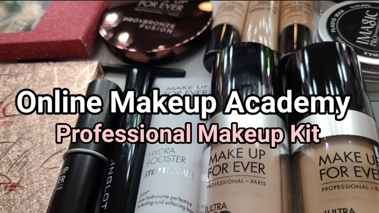 UNBOXING ONLINE MAKEUP ACADEMY PRO KIT