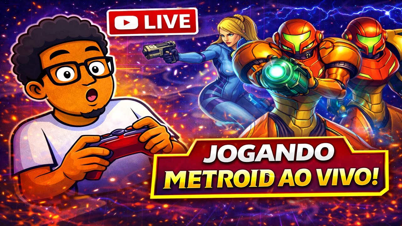 🔴 JOGANDO METROID AO VIVO! A LENDA ESPACIAL COMEÇA AGORA 🚀