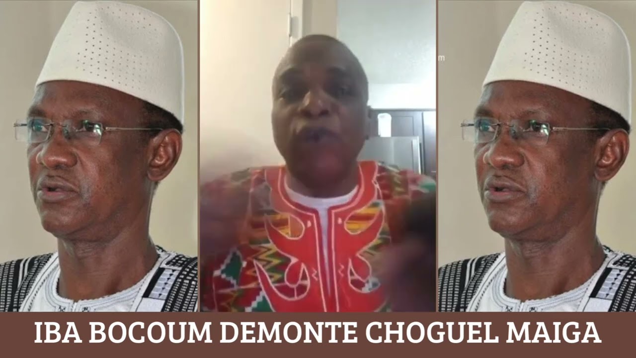 Iba bocoum démonte Choguel Maïga !