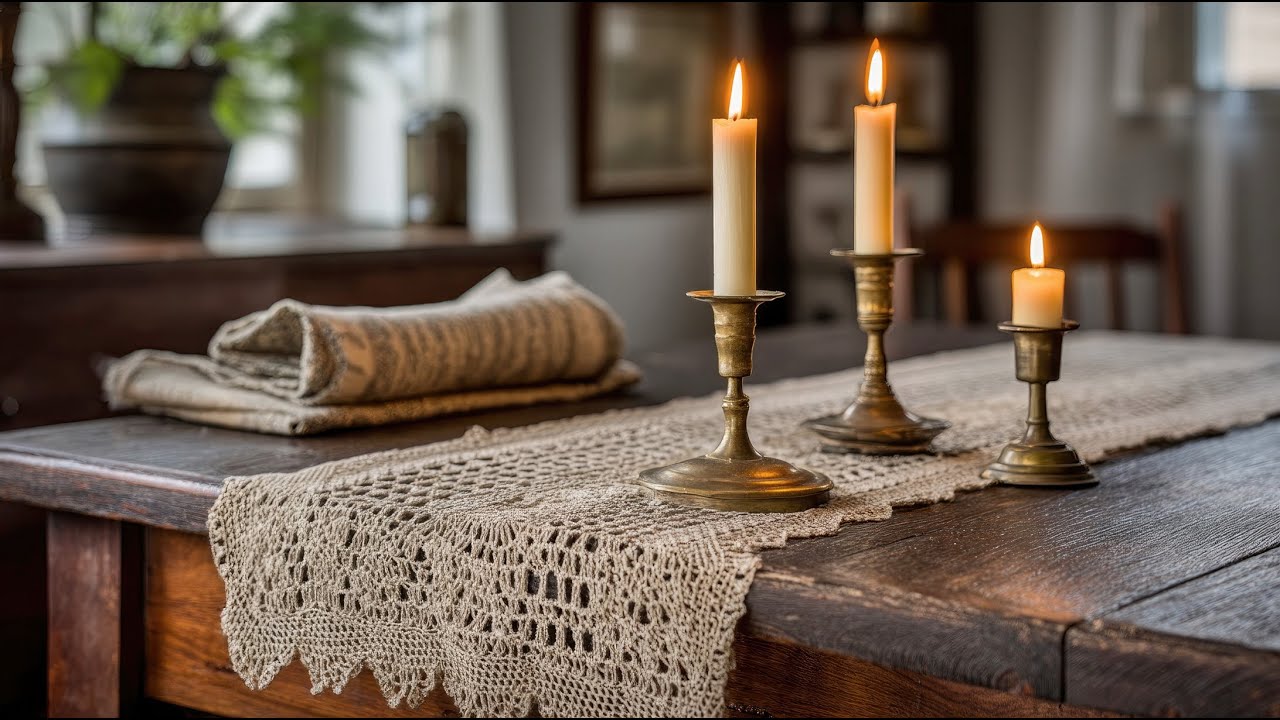 Shabby Chic Decorating Ideas Featuring Timeless Crochet Accents