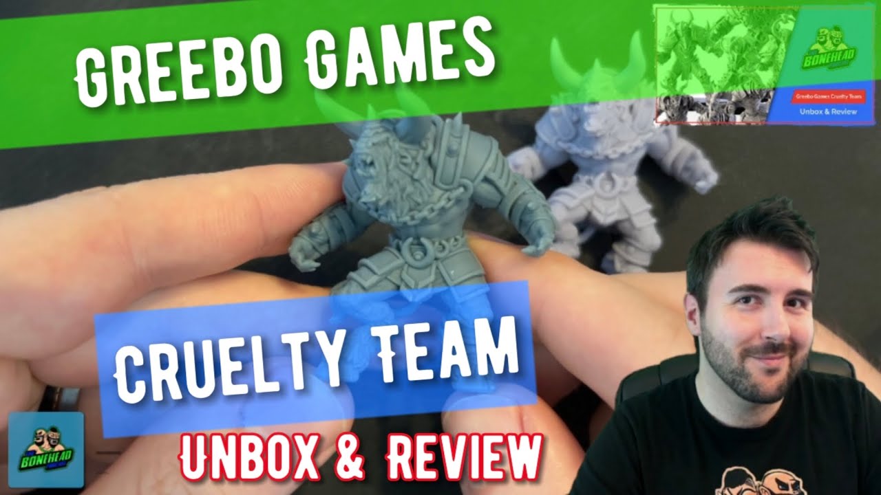 Greebo Games Cruelty (Chaos) Team Unbox & Review | Blood Bowl (Bonehead Podcast)