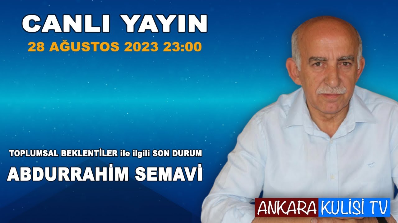 TOPLUMSAL BEKLENTİLER ile ilgili SON DURUM | Ankara Kulisi