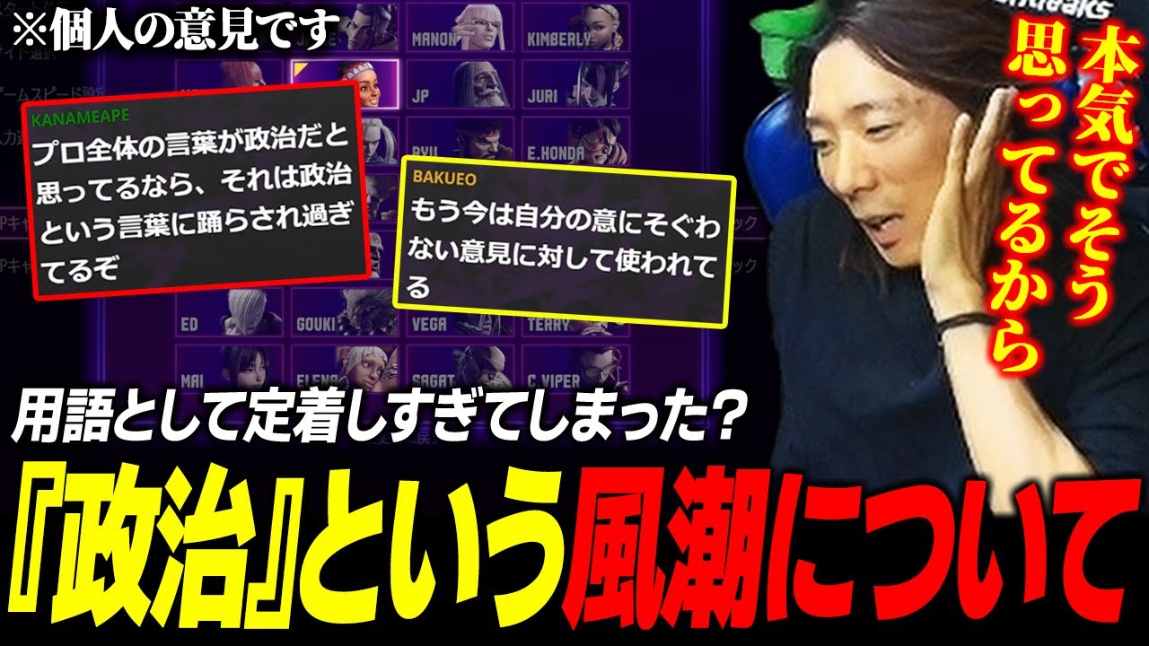 【雑談】用語として定着しすぎてしまった感のある『政治』という風潮に一石を投じるどぐら