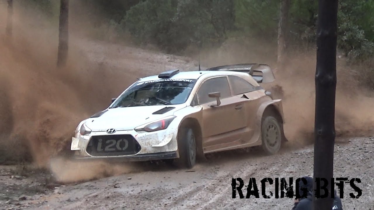 Hyundai i20 WRC muddy test | PET Rally Australia 2018 | RacingBits