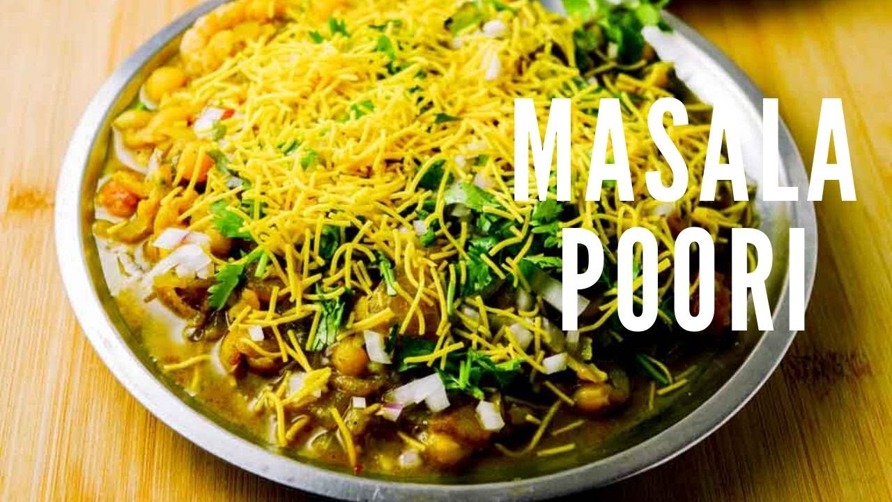 Masala Poori Recipe | Bangalore Street Side Masala Poori Recipe | Masala Puri chaat
