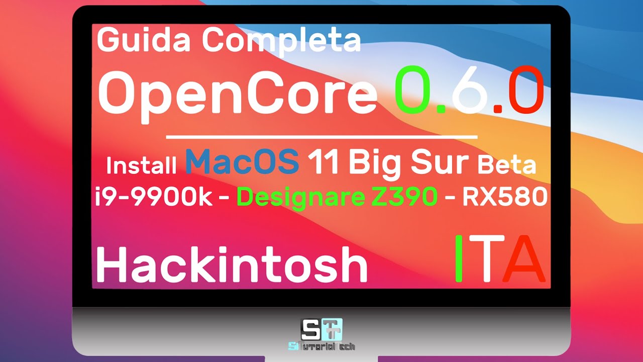 Hackintosh MacOS 11 Big Sur Beta - Designare Z390 + i9 9900k + RX580 - Guida Completa ITA