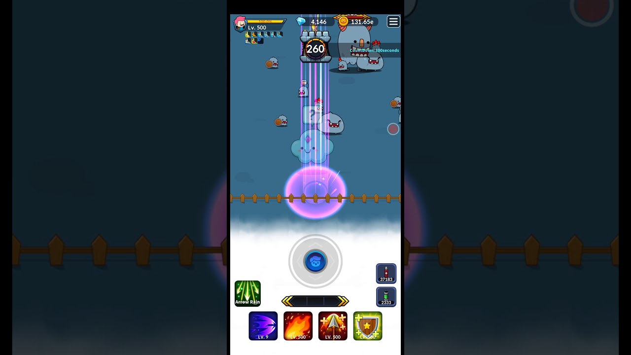 archers adventure endless tower level 260