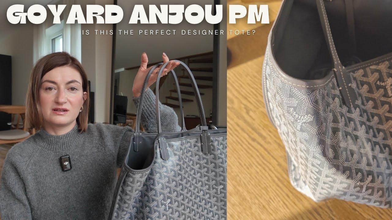 GOYARD ANJOU PM - Is this the perfect designer tote? - REVIEW & WHAT'S IN MY BAG