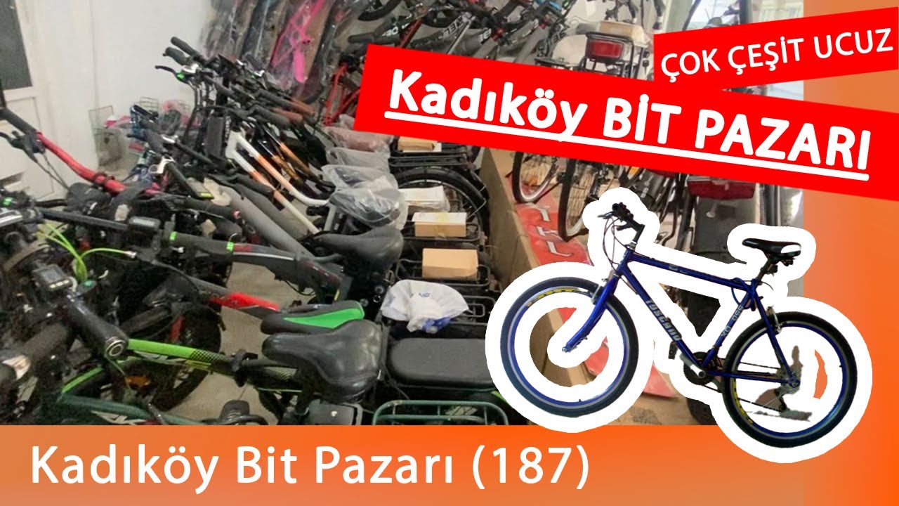 Hem tezgah açtık hem pazarı gezdik-bisiklet motosiklet elektrikli scooter #kadıköybitpazarı#funny 