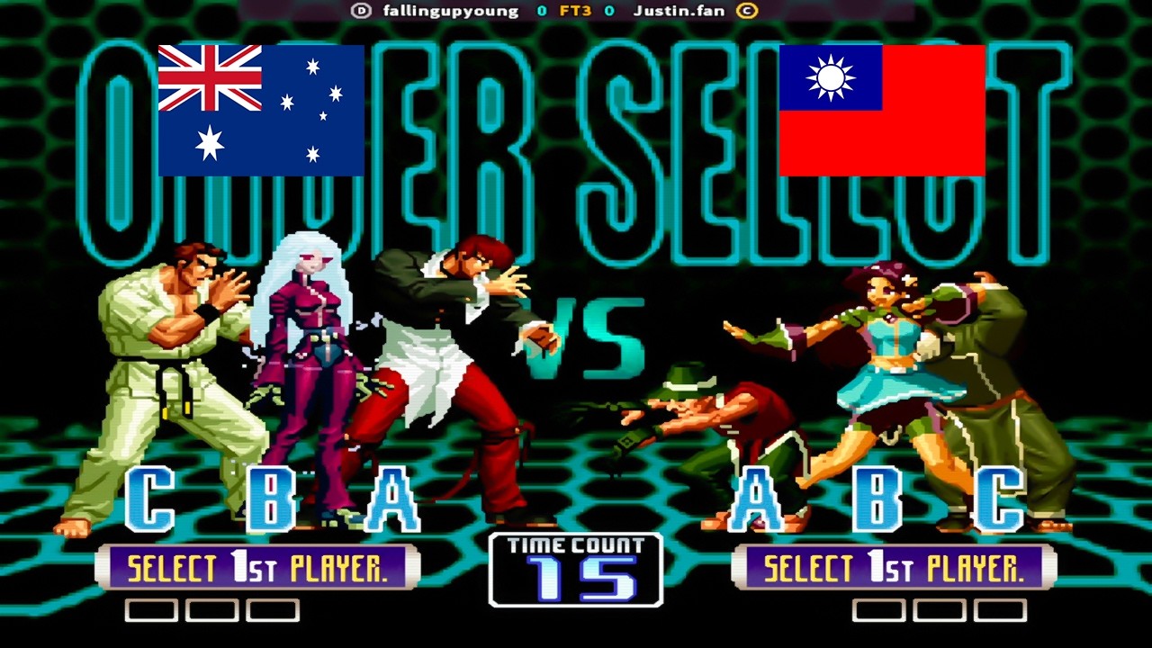 The King Of Fighters 2002 - Fallingupyoung Vs Justin.Fan