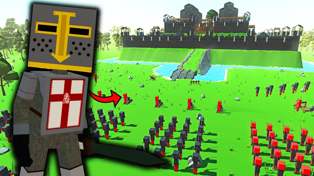 I Siege the Bloody CASTLE WALLS with Templar Knights! - Paint the Town Red