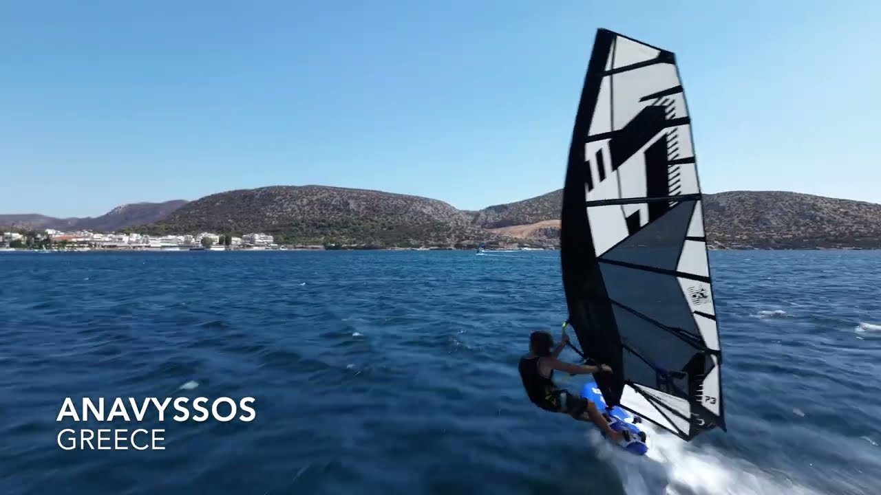 Windsurfing in Greece 4k