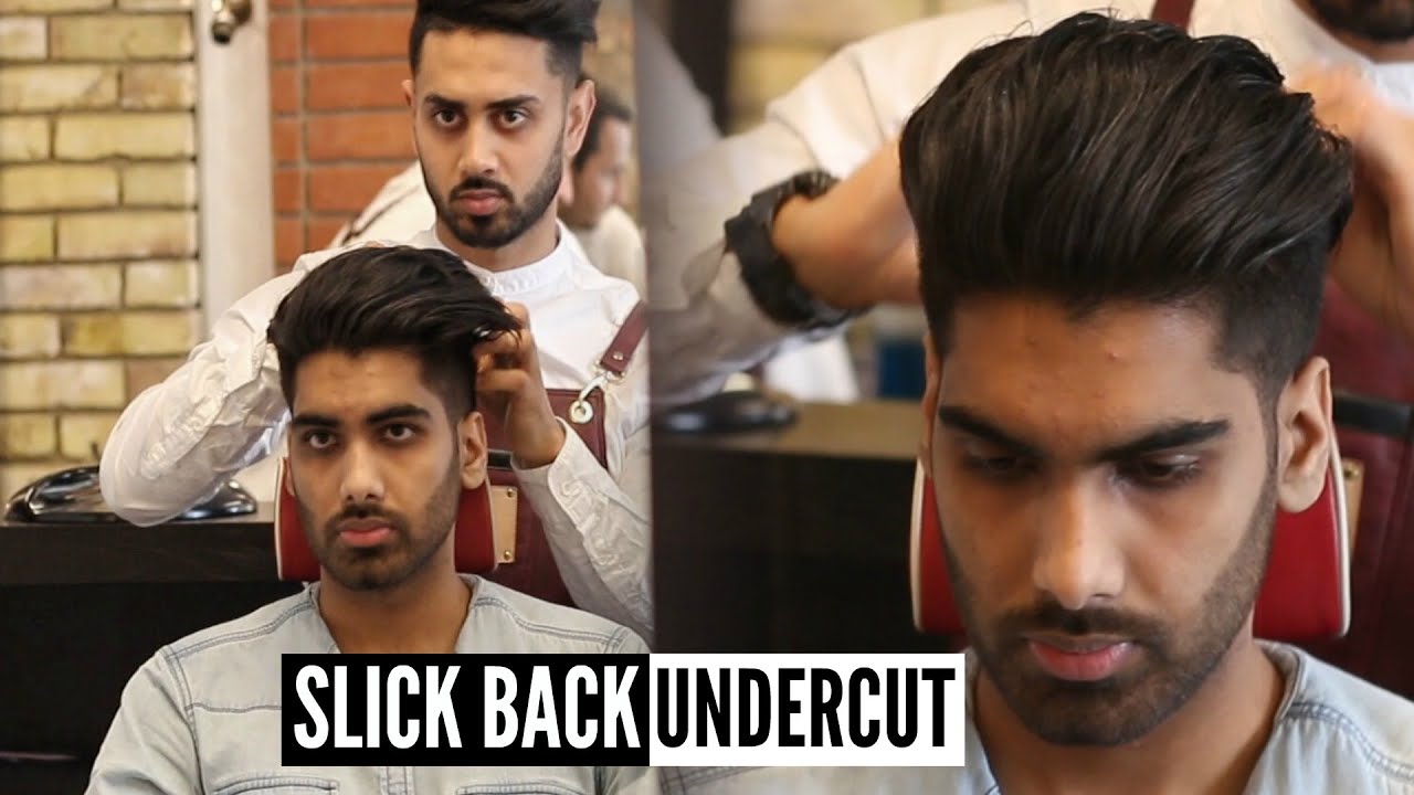 Mens Slick Back Undercut Hairstyle & Haircut Tutorial + Beard Trim Mens Hair 2026