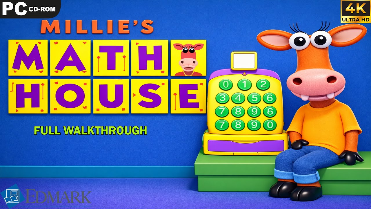 Millie's Math House  [PC]  -  Full Walkthrough - 4k UHD - No commentary