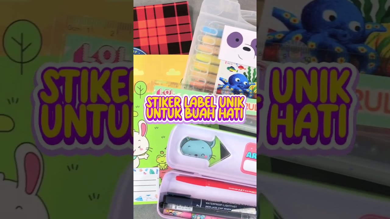 Stiker Label unik untuk Buah Hati Anda! Wajib dicoba #shorts #stikerlabel #stiker