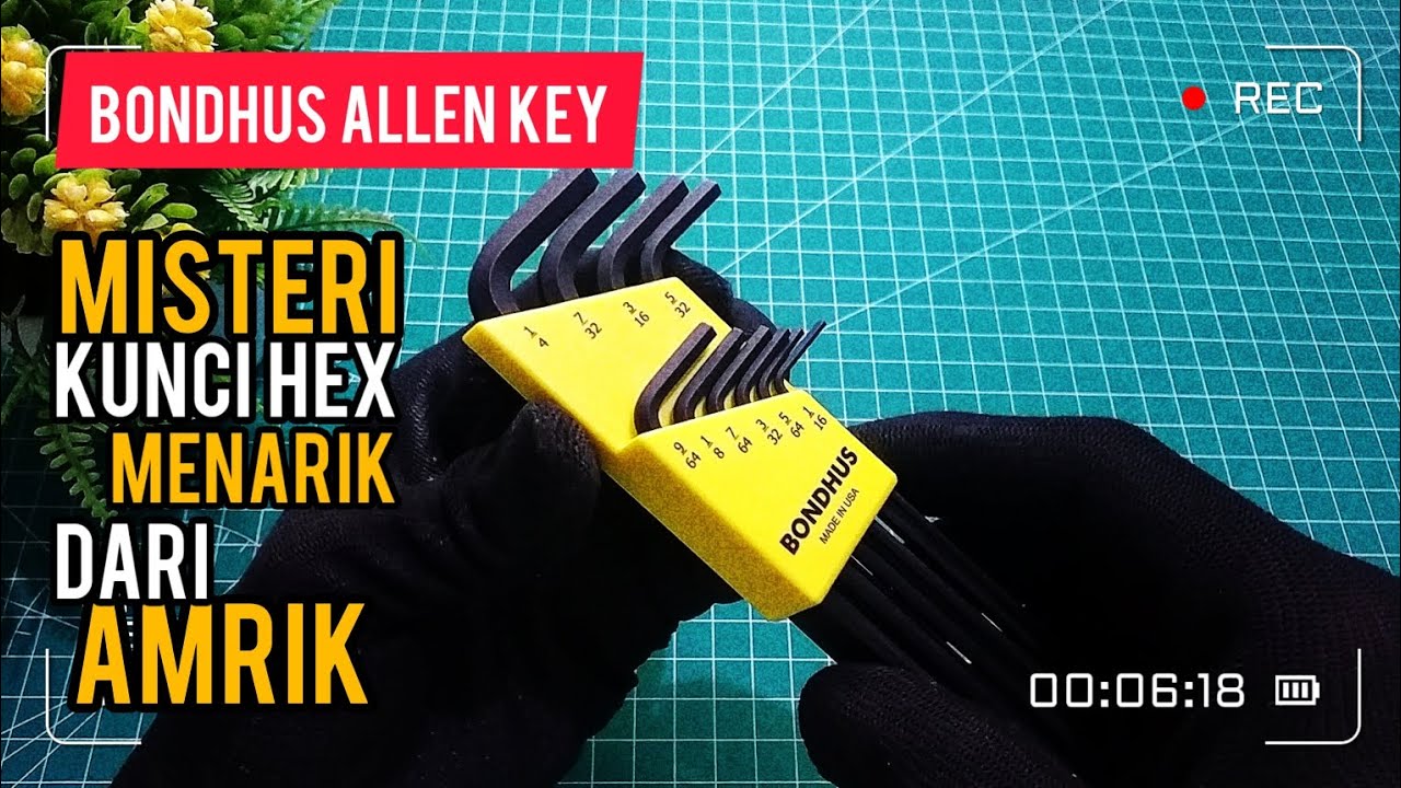 Kunci L Hex Bondhus USA - Cocok banget untuk jangka panjang yang lebih awet