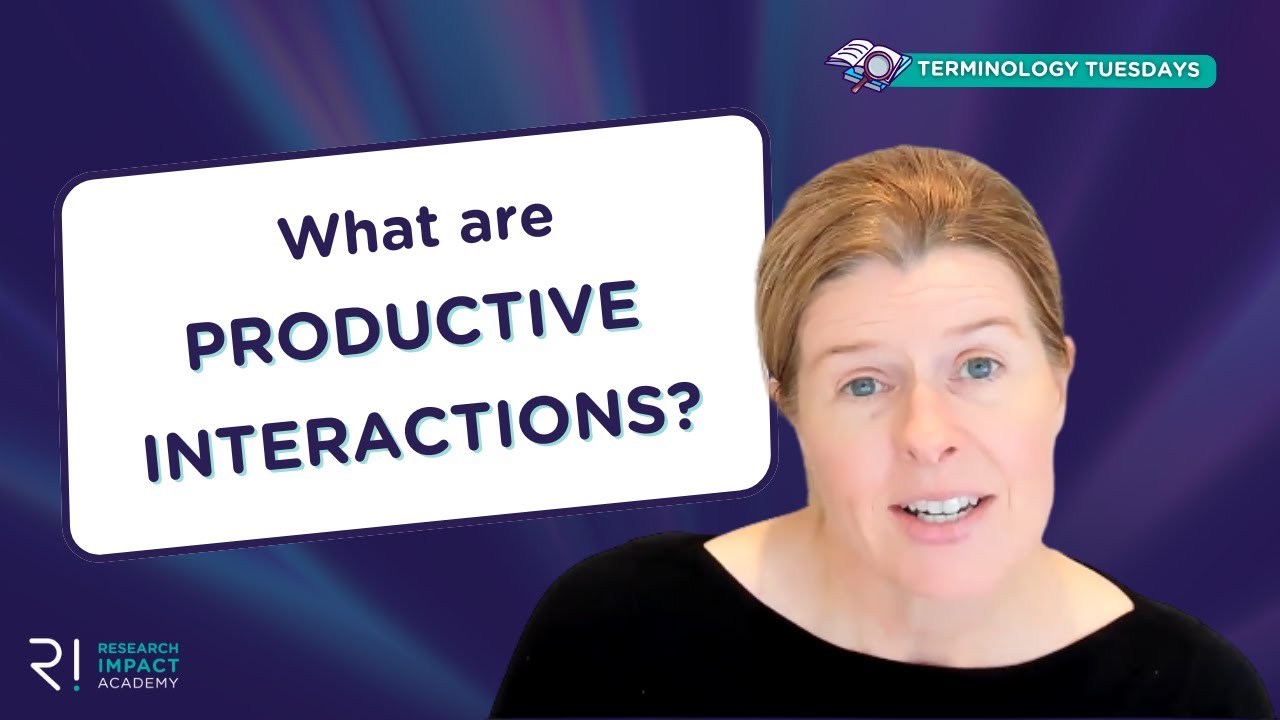 What are Productive Interactions?