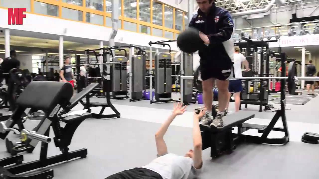 Rugby league training with Men's Fitness