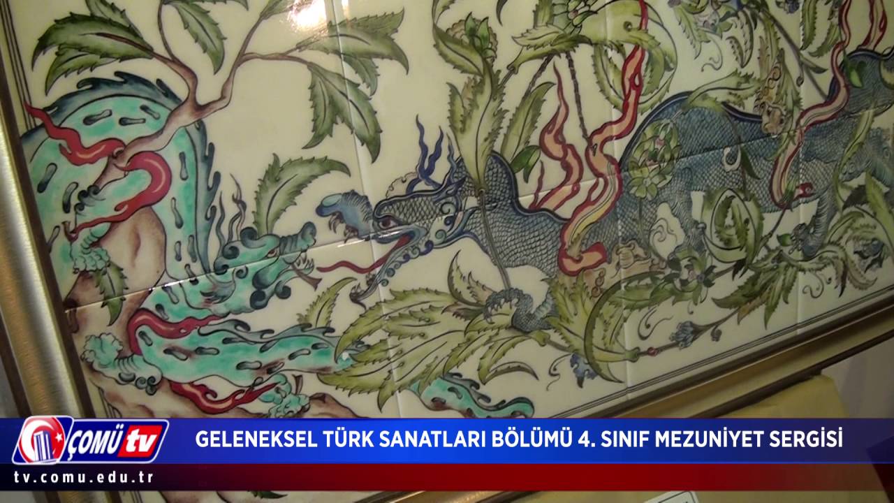 Geleneksel Türk Sanatları Bölümü 4. Sınıf Mezuniyet Sergisi Açıldı