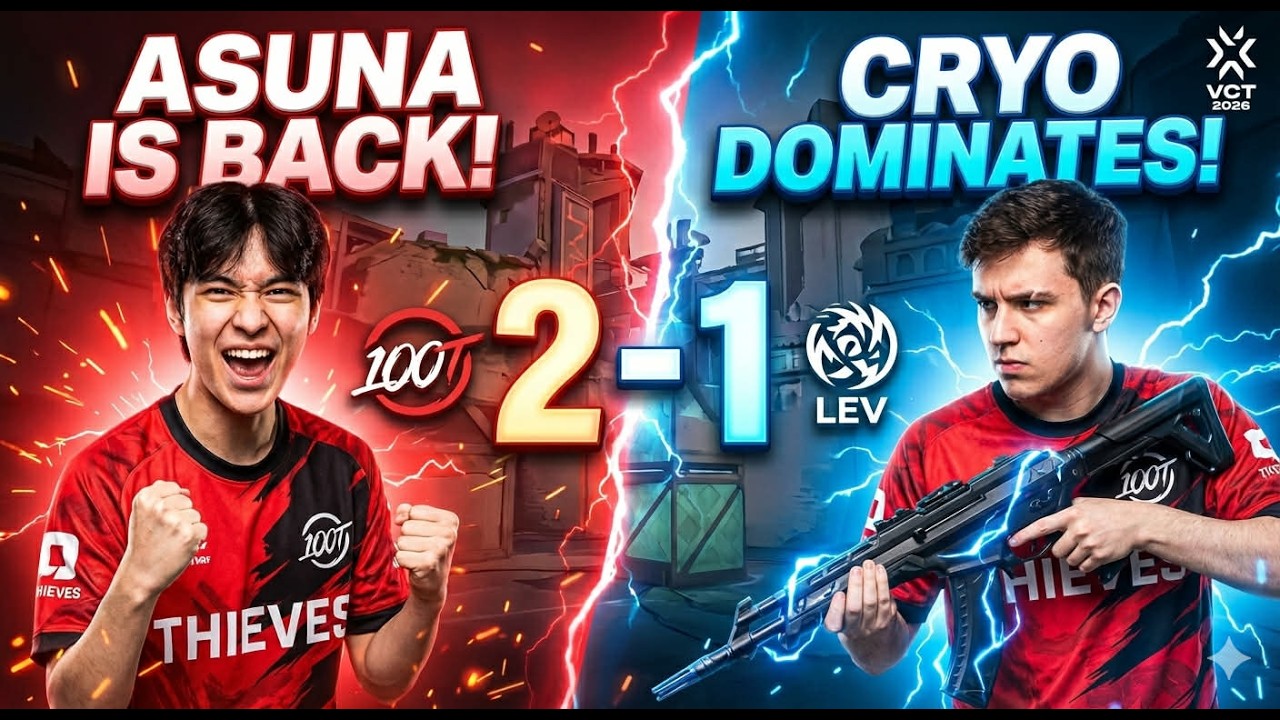 CRYOCELLS IS UNSTOPPABLE! 100T vs LEV Full Highlights | VCT Americas