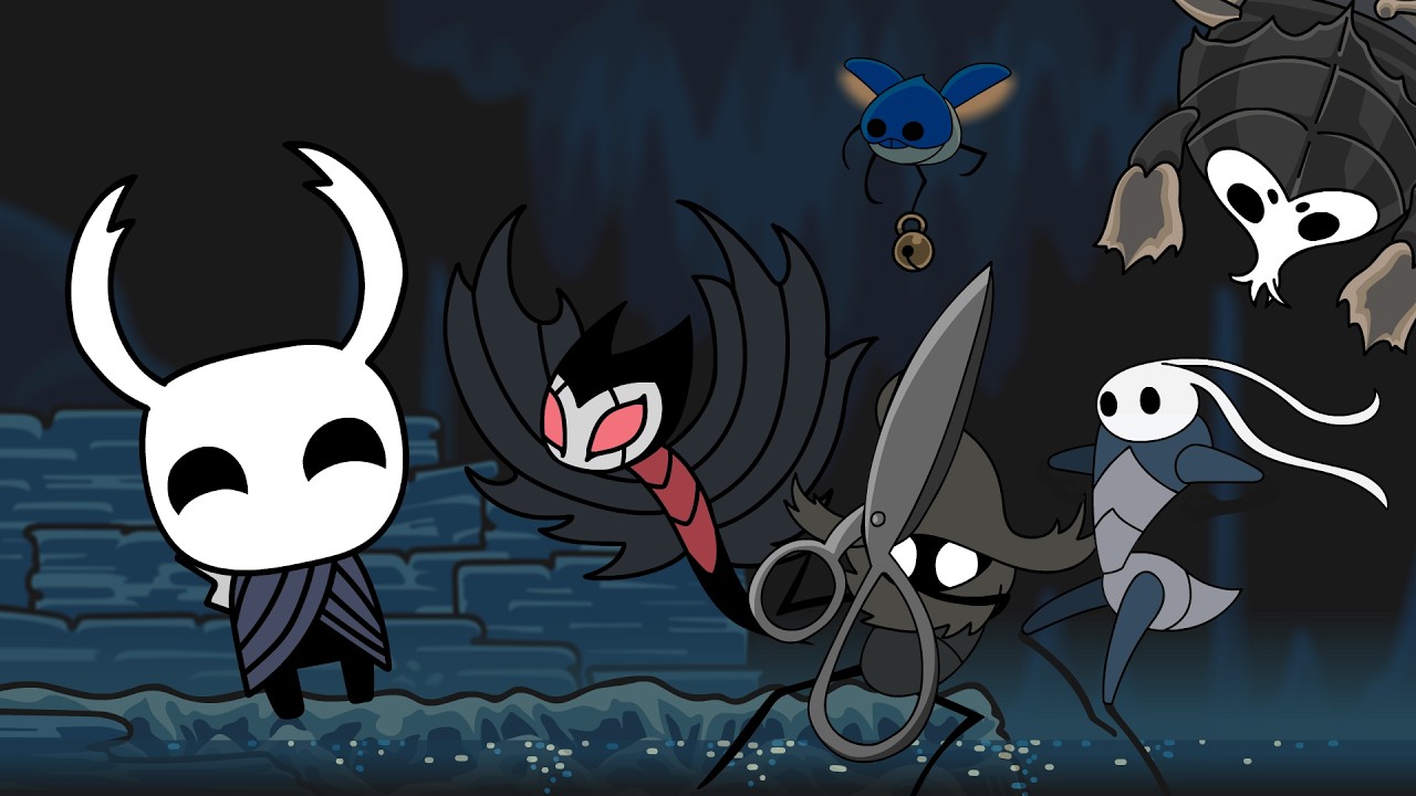 The Knight visits Pharloom | Hollow Knight Silksong animation