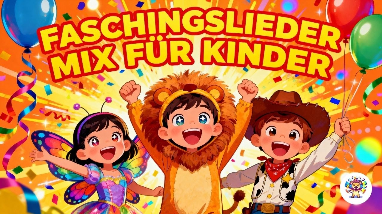 Faschingslieder Mix 🎉 Die besten Karnevalslieder für Kinder