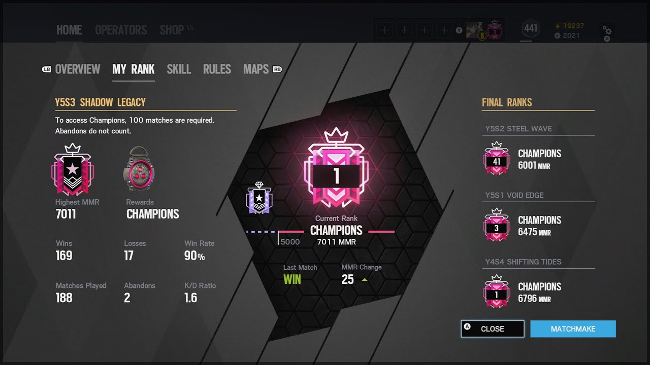 What a CHAMPION on Console looks like - Rainbow Six Siege Xbox