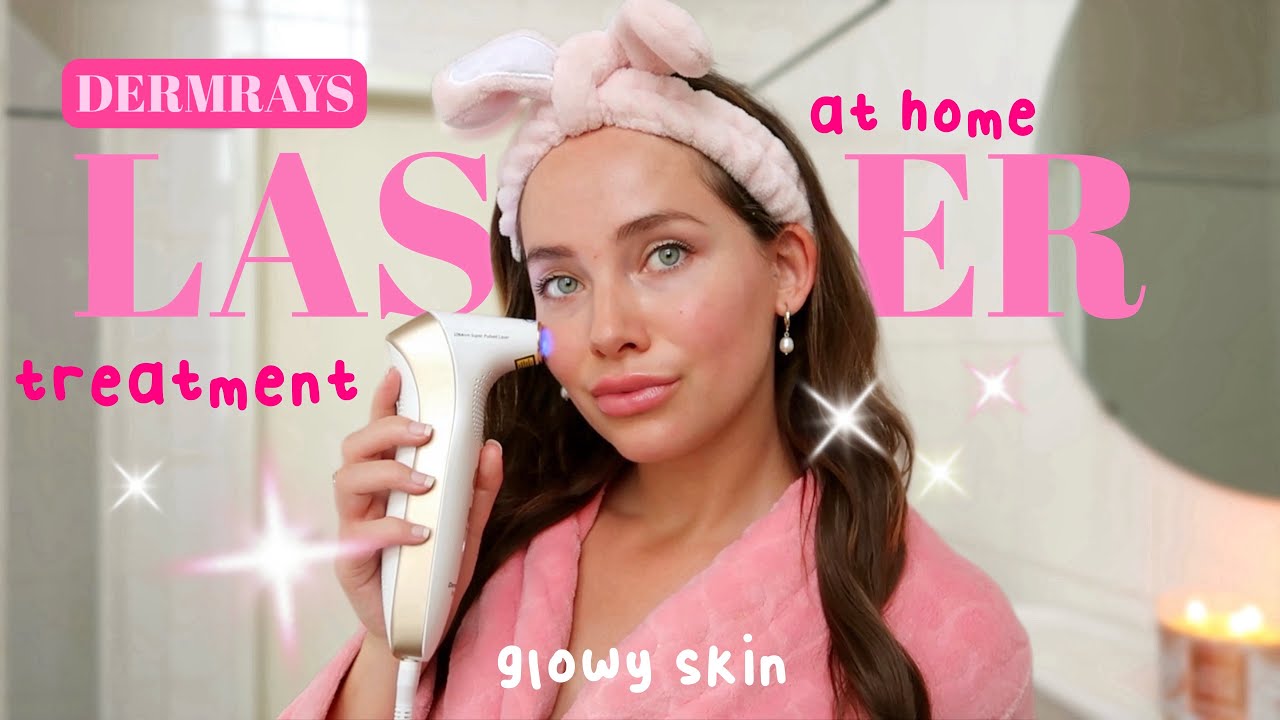 i found the PERFECT at home laser for GLOWY & YOUTHFUL SKIN ✨  DermRays Revive Skincare Laser review