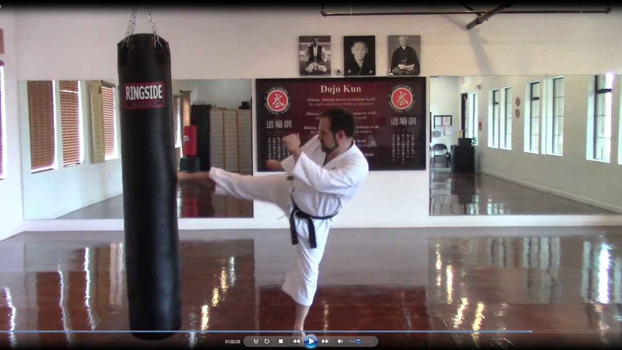 Shotokan Heavy Bag Workout