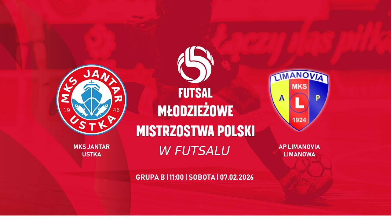 Skr&oacute;t meczu: Jantar Ustka - Limanovia Limanowa | MMP w Futsalu U17 Bielsko-Biała 2026