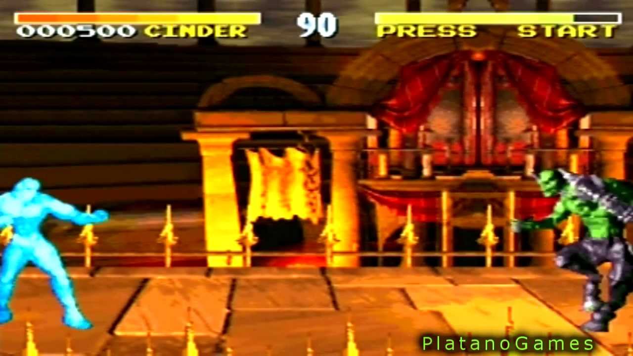 Killer Instinct - Cinder vs Eyedol (Final Boss) + Ending - SNES - Super Nintendo - HD