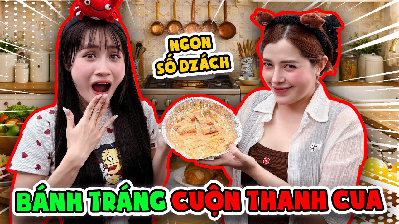 Bánh Tráng Cuộn Thanh Cua Ngon Số Dzách - Khéo Tay Hay Làm I Linh Vyy Official