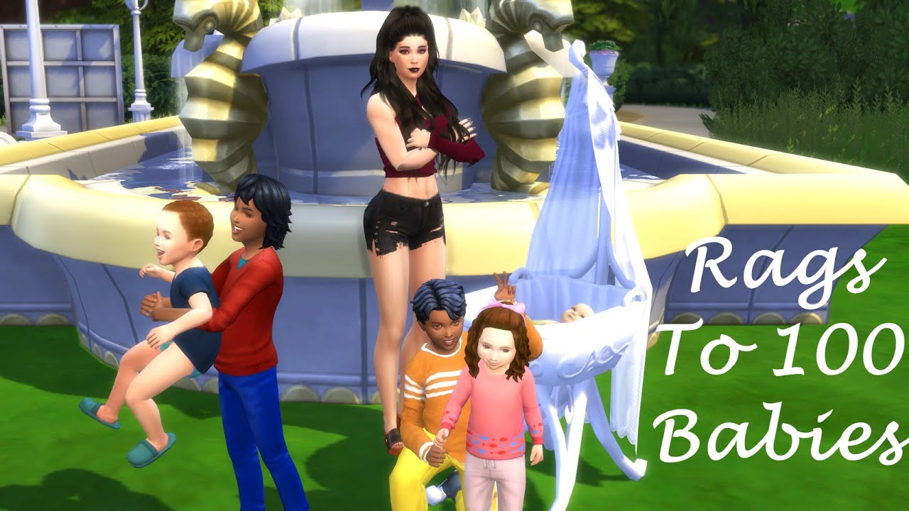 #59 I think she's mad at me | Sims 4 | Rags To 100 Baby Challenge