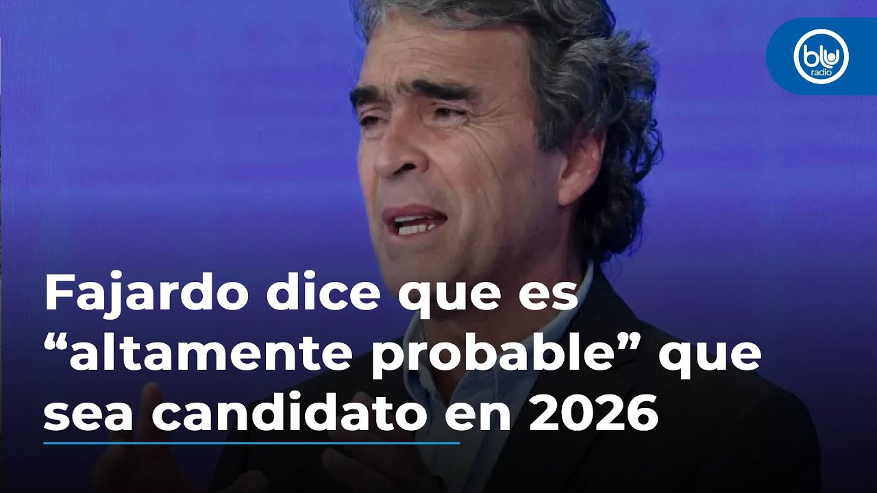 Sergio Fajardo dice que es “altamente probable” que sea candidato en 2026