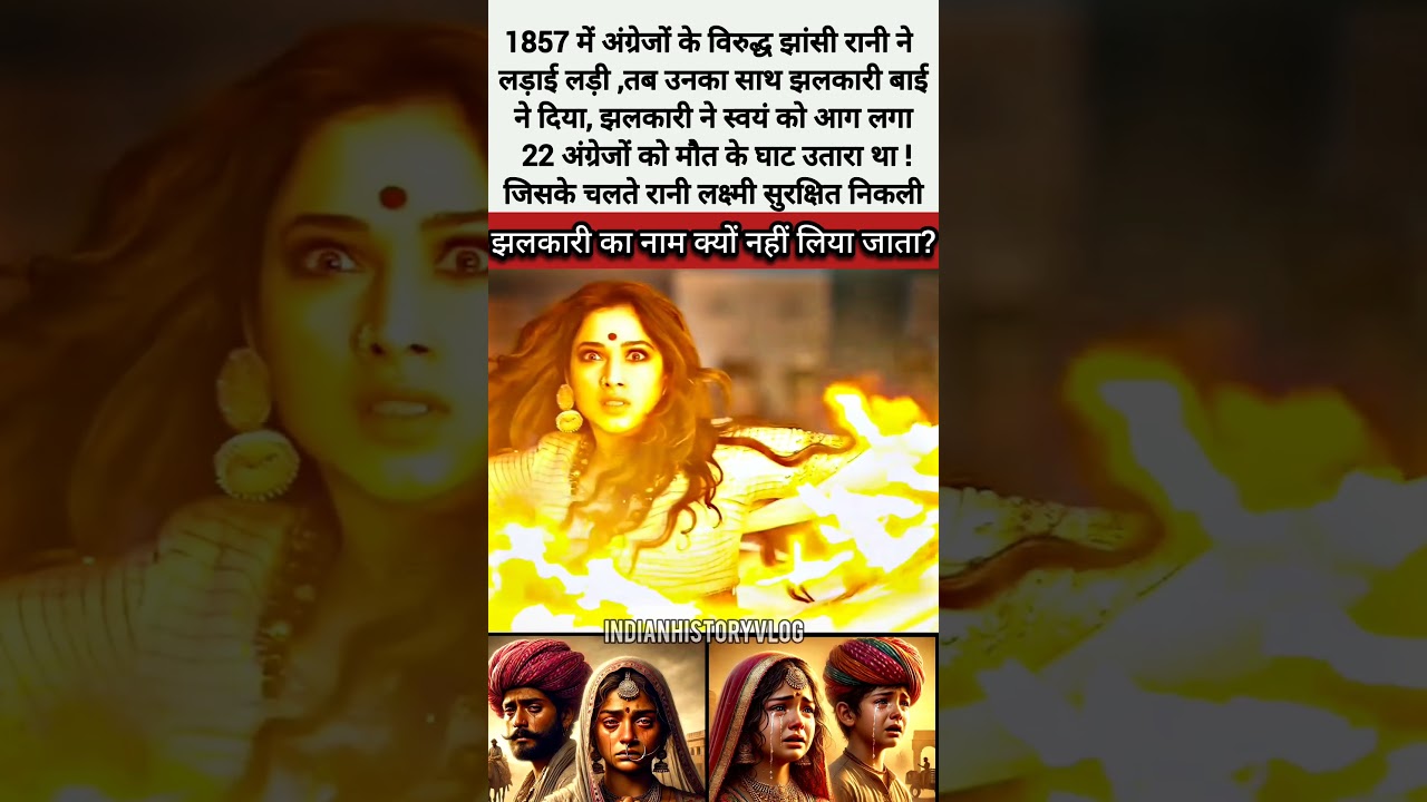 Jhalkari's sacrifice #motivation #history #shorts