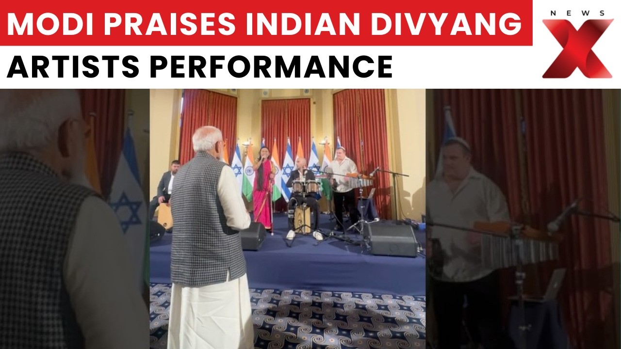 PM Modi In Israel: Divyang Artists, Indian Diaspora Perform for PM Modi | Latest News | NewsX