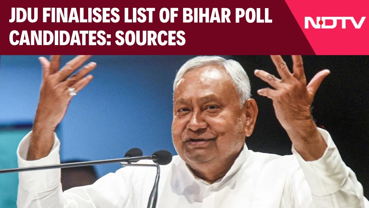 Bihar Election News | JDU Finalises Candidates' List, Likely To Drop 4 Sitting MLAs: Sources