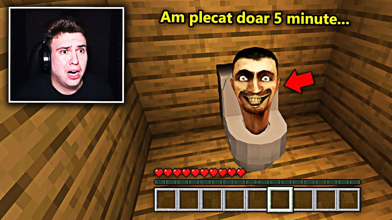 Am plecat 5 minute din baia din casa mea.. și când m-am întors, am găsit asta ! (Minecraft)