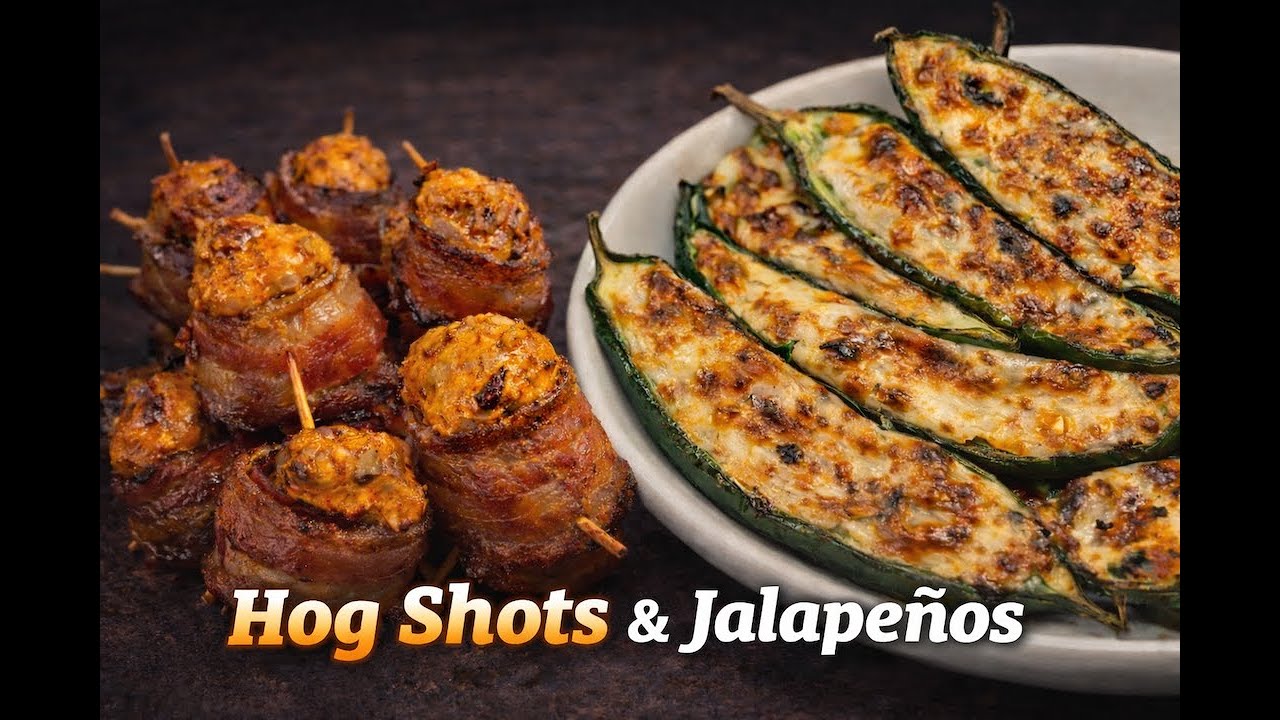 Air Fryer Hog Shots & Stuffed Jalapeños | Easy Step-by-Step Recipe