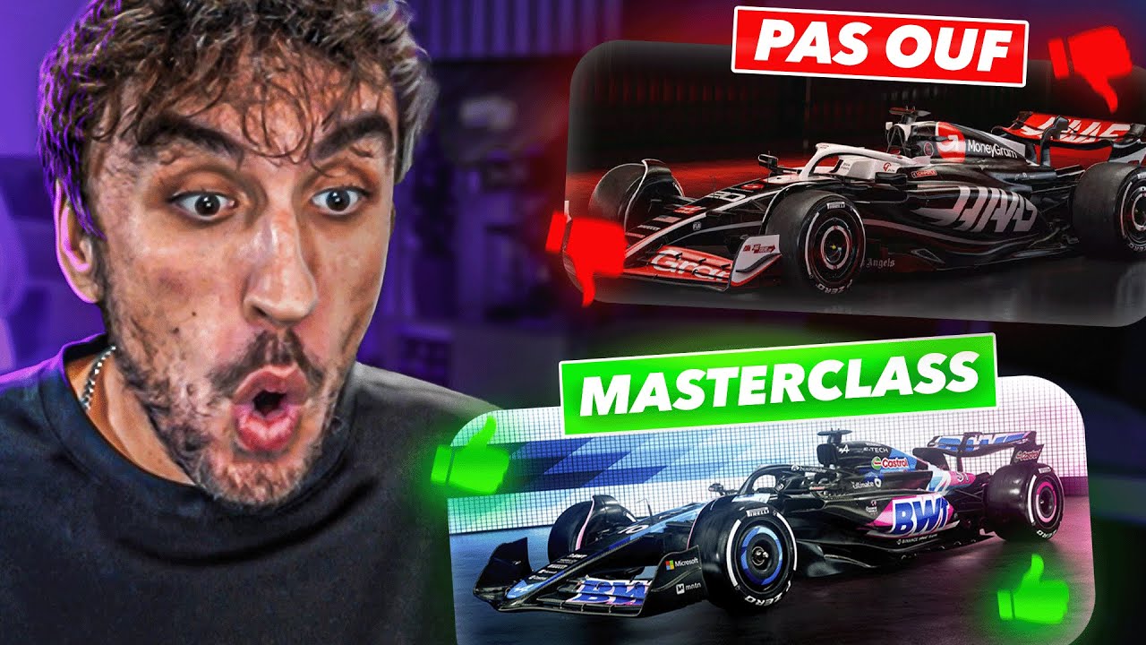 QUELLE EST LA PLUS BELLE LIVRÉE F1 2024 (Tierlist livrées 2024)