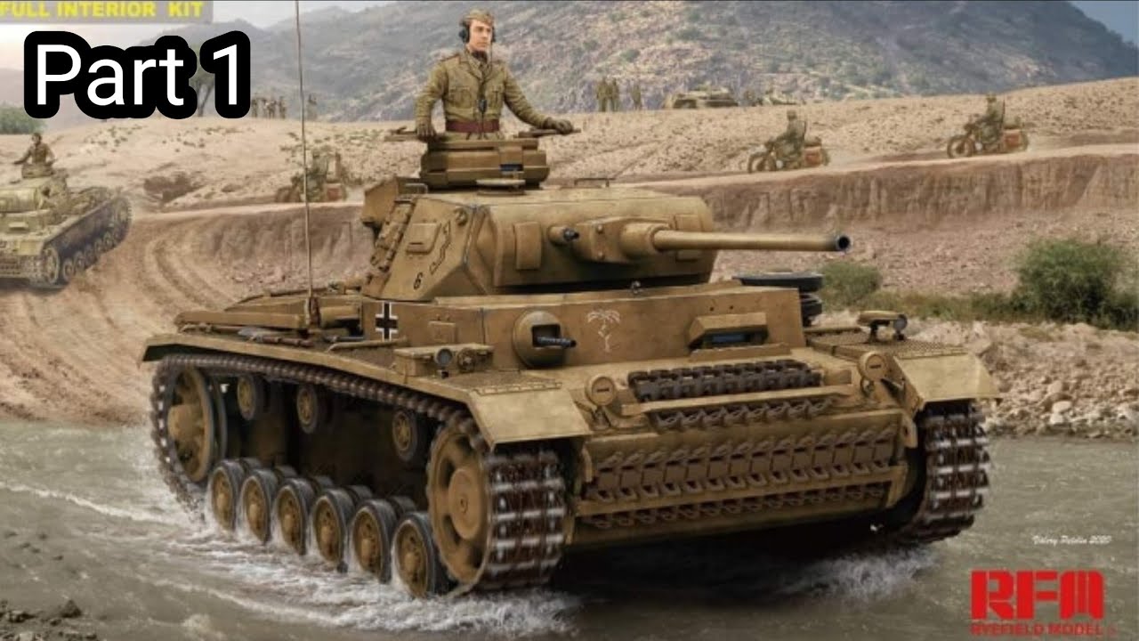 RFM 1/35 Pz.Kpfw.III Ausf.J(Full.interior) - Part1