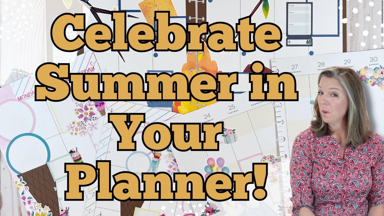 Celebrate Summer in Your Planner! || Custom Planner Spreads