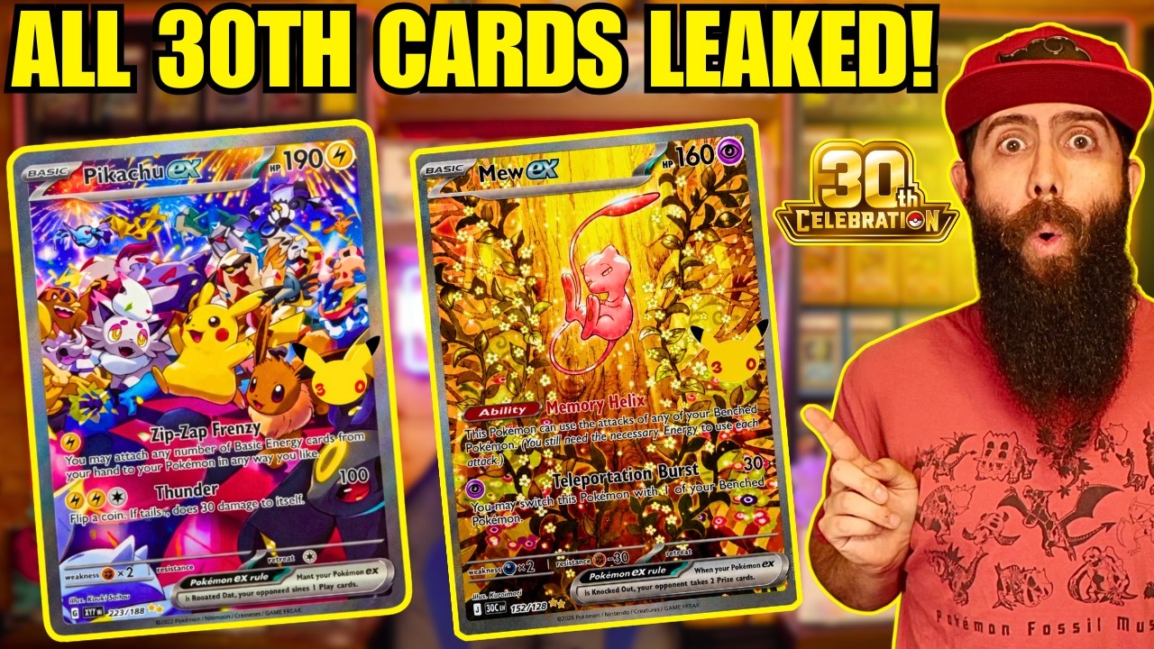 The Pokemon 30th Celebration Set Is INSANE! Full Leaks!