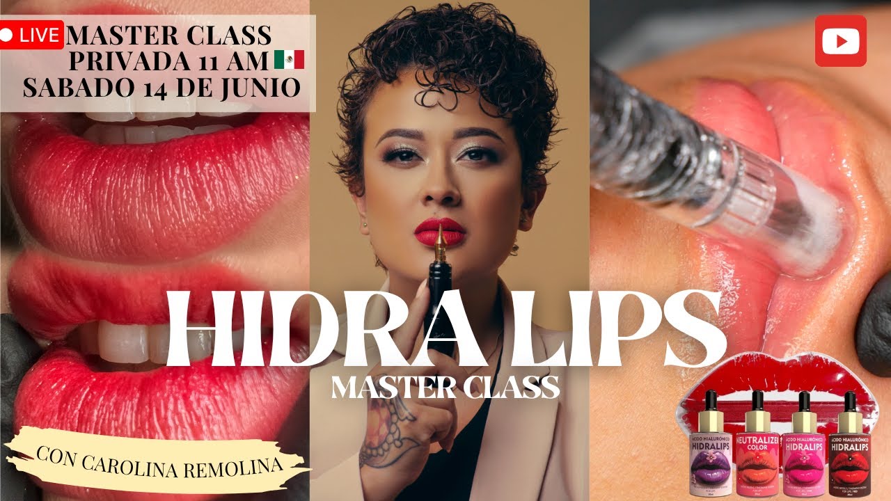 MASTERCLASS HYDRA LIPS EN VIVO | Aprende el protocolo completo paso a paso con Carolina Remolina 💄🔥