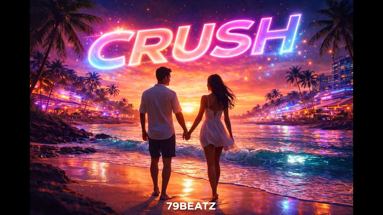Crush – Cinematic Futuristic Vacation Music Video | EDM x Pop x Cyberpunk