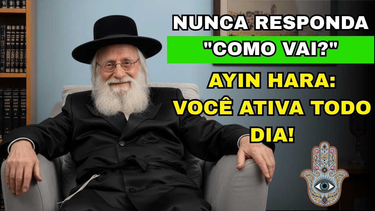 Perguntaram 'Como Vai?' — NUNCA Responda Isso! Você Perde Dinheiro | Talmud