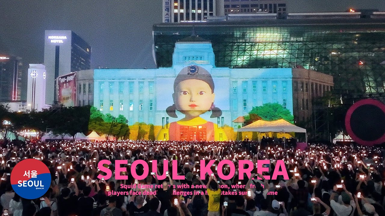 Squid Game Season 3 | Media facade | Seoul Plaza
