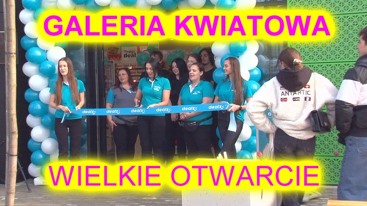 Wielkie otwarcie Galerii Kwiatowej w Tychach - nowy hipermarket - galeria handlowa