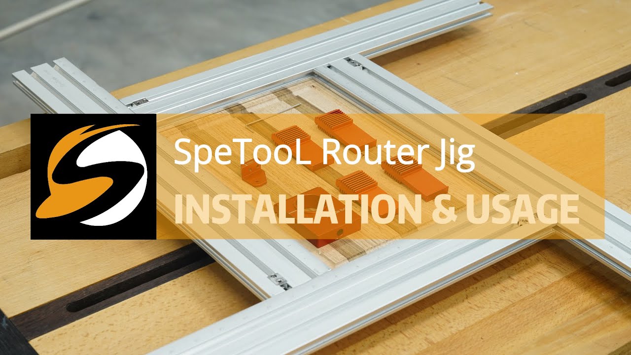 How to Use the spetool Router Jig | 2-in-1 Juice Grooves & Circle Cuts