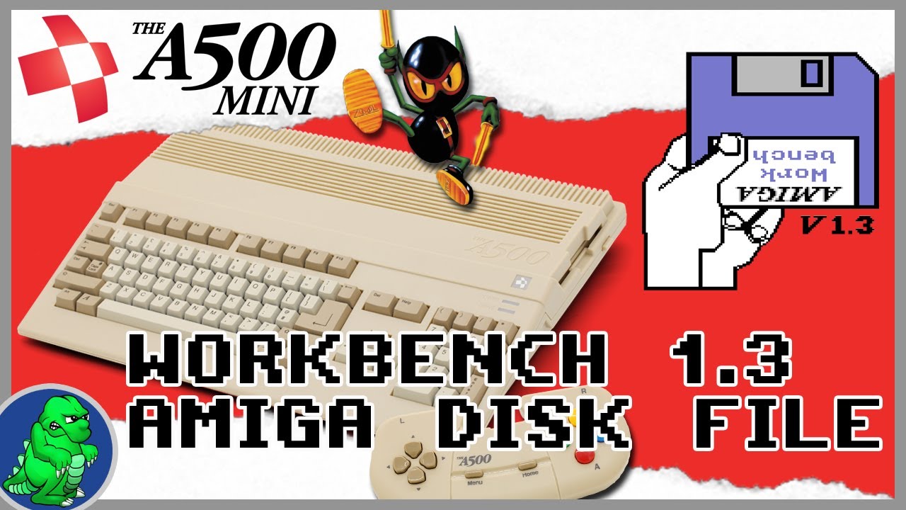 THEA500 Mini | Amiga Workbench 1.3 Version 34.20 im Amiga Disk File Format [ADF] starten und laden 💾